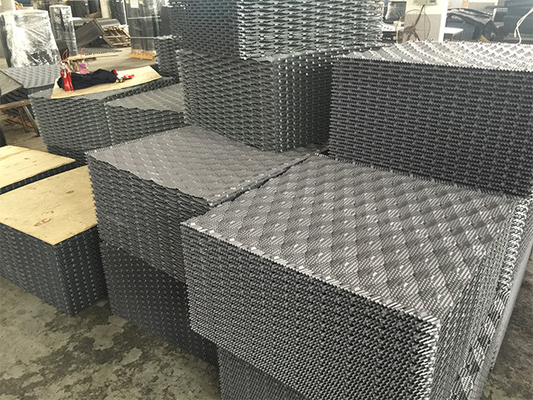 850X1000mm برج التبريد حشو هواء تبريد PVC حشو 0.32mm-0.6mm