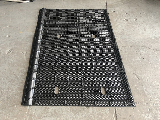 1150 مم عرض 2440 مم طول برج التبريد حشو أسود PVC
