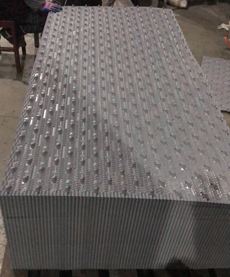 برج تبريد 750X2000mm PVC صلب يملأ CF750 يملأ برج تبريد الوسائط