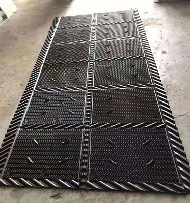 برج التبريد الأسود حشو تبريد برج طَرد PVC حشو 810mm