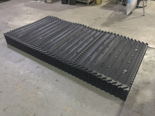 1250X2400mm برج تبريد المياه نوع التعليق PVC ورقة 16 مم