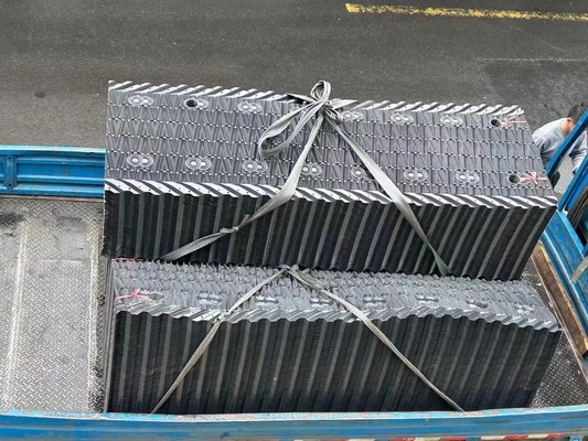 العرض 800mm المواد للبرج التبريد ملء PVC ملء لبرج التبريد KK ملء مع حافة الانجراف