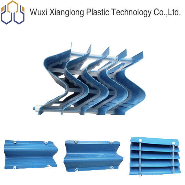 S على شكل PVC الانجراف المزيل بليد نوع برج التبريد الانجراف المزيل
