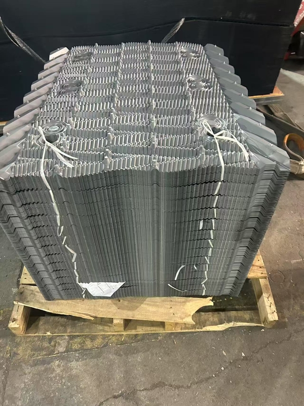 العرض 800mm المواد للبرج التبريد ملء PVC ملء لبرج التبريد KK ملء مع حافة الانجراف